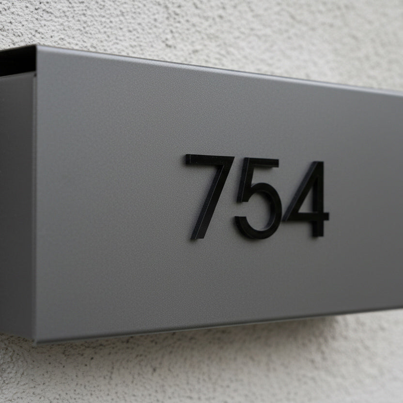 Areo Dimensional Self Adhesive Mailbox Numbers