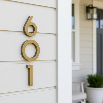 Areo House Numbers and Letters