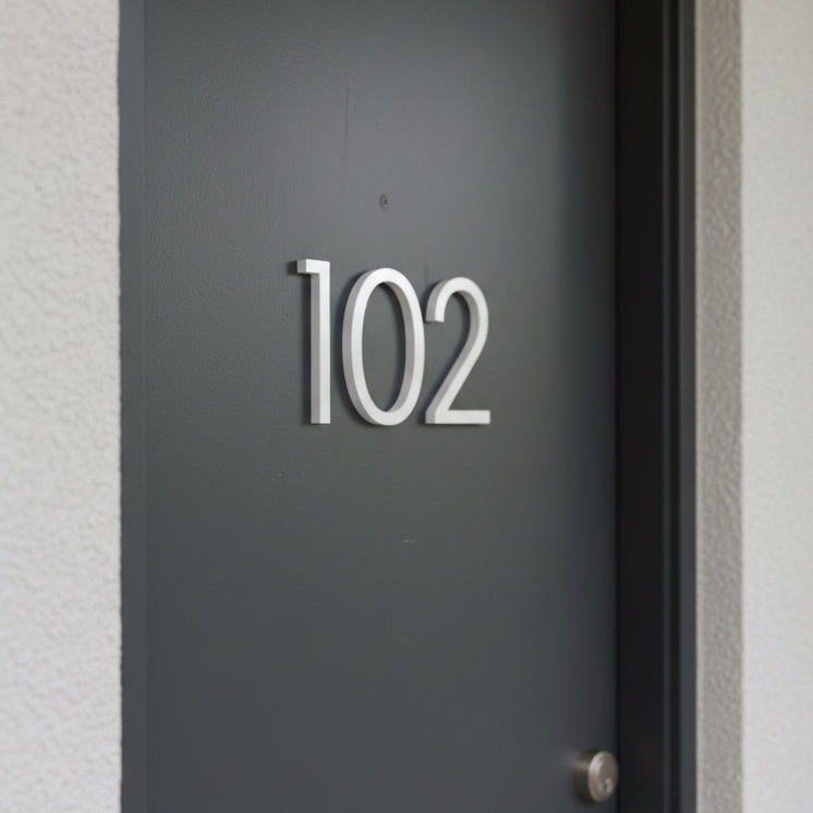 Areo Dimensional Self Adhesive Mailbox Numbers