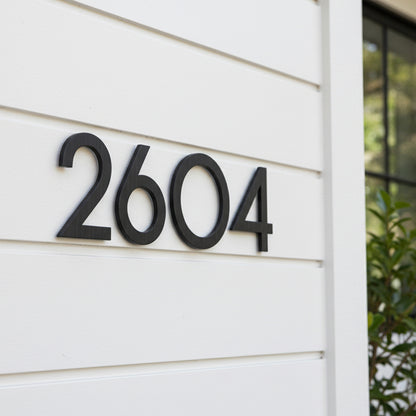 Areo House Numbers and Letters