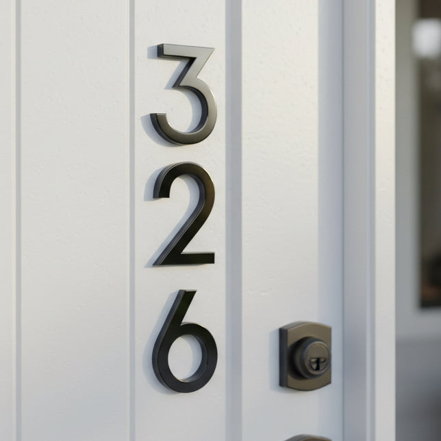 Areo Dimensional Self Adhesive Mailbox Numbers