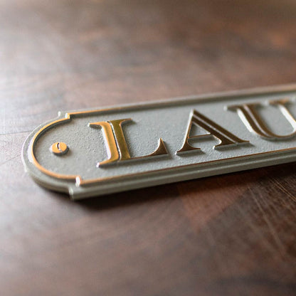 Ava Display Plaque - Brass