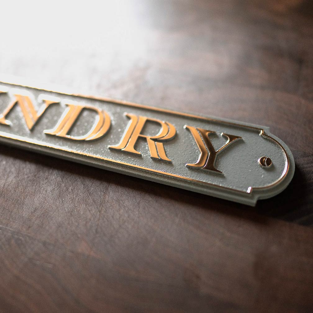 Ava Display Plaque - Brass