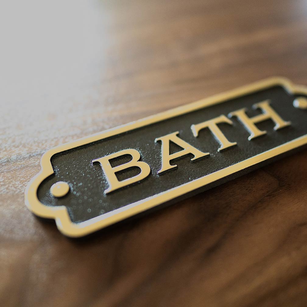 Barrow Display Plaque - Brass