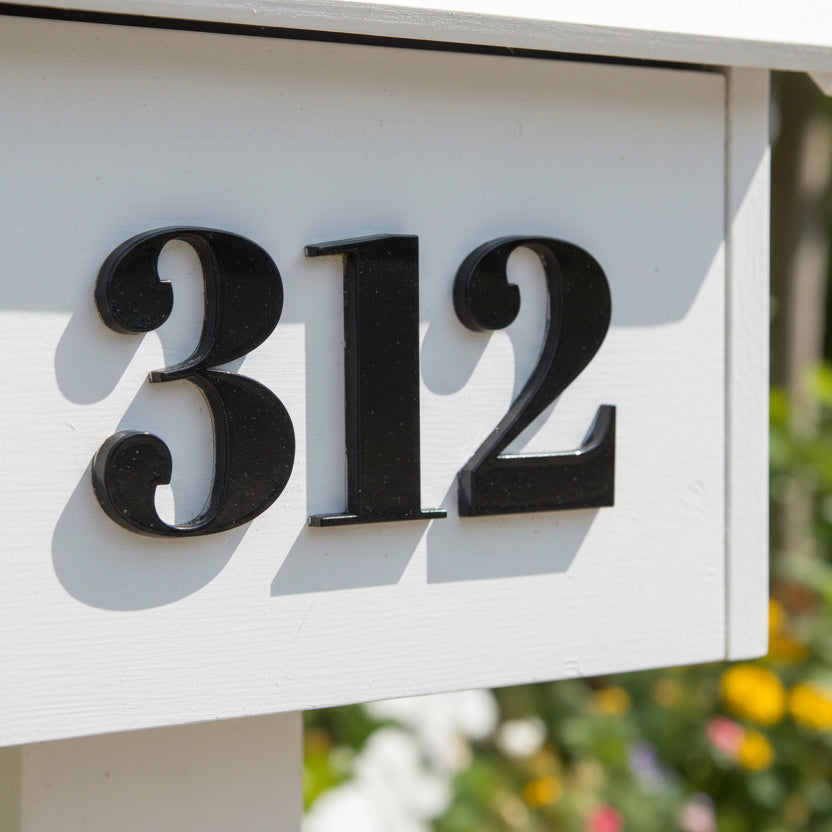 Liora Dimensional Self Adhesive Mailbox Numbers