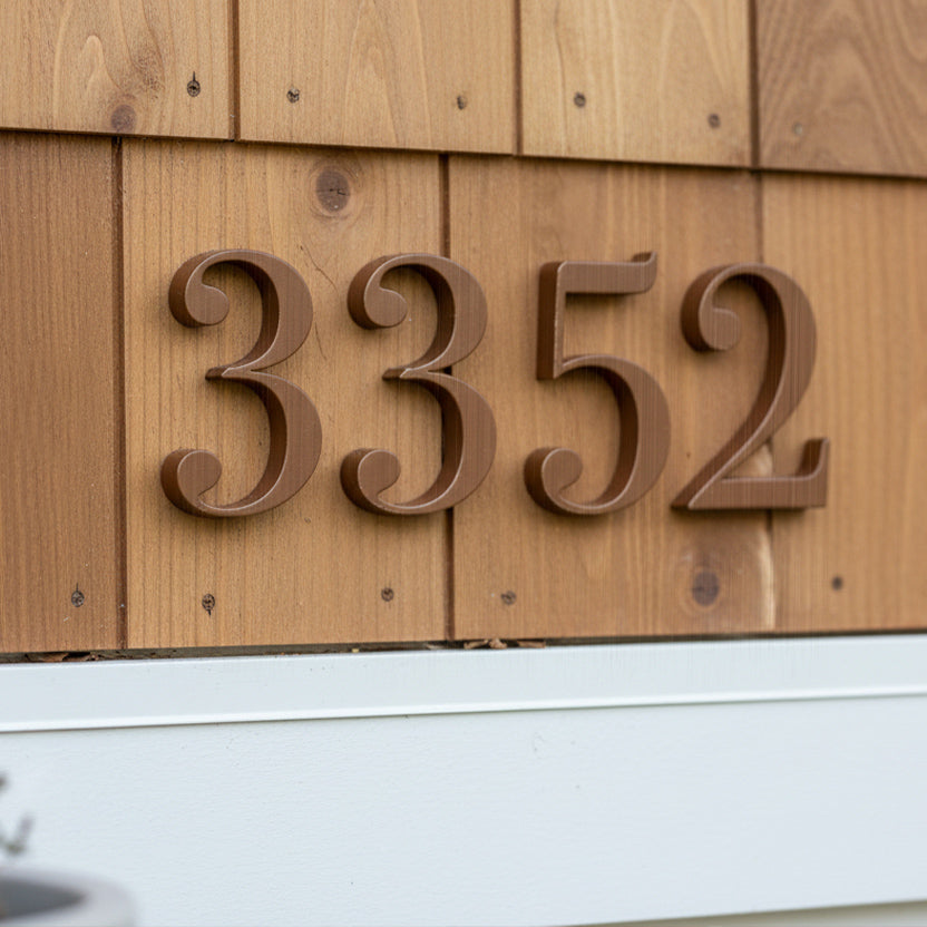 Linden House Numbers and Letters – Dropcap Studio