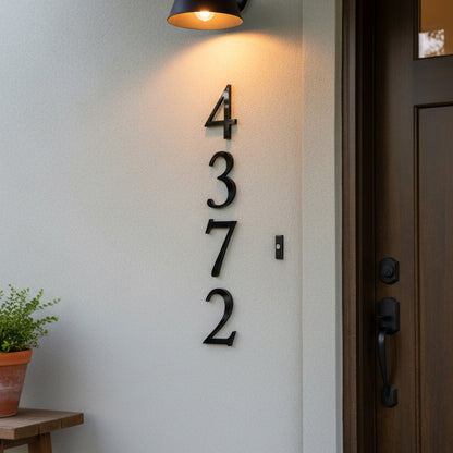 Brant House Numbers and Letters