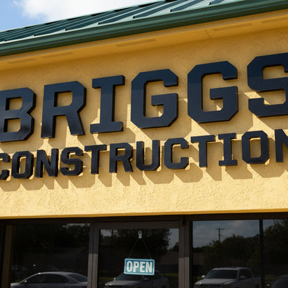 Ruck Bold Personalized Commercial Signage