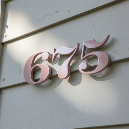 Elowen House Numbers and Letters