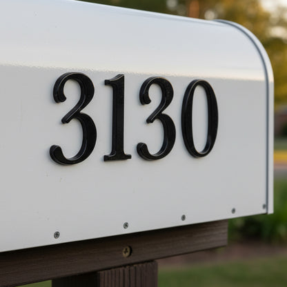 Elwood Dimensional Self Adhesive Mailbox Numbers