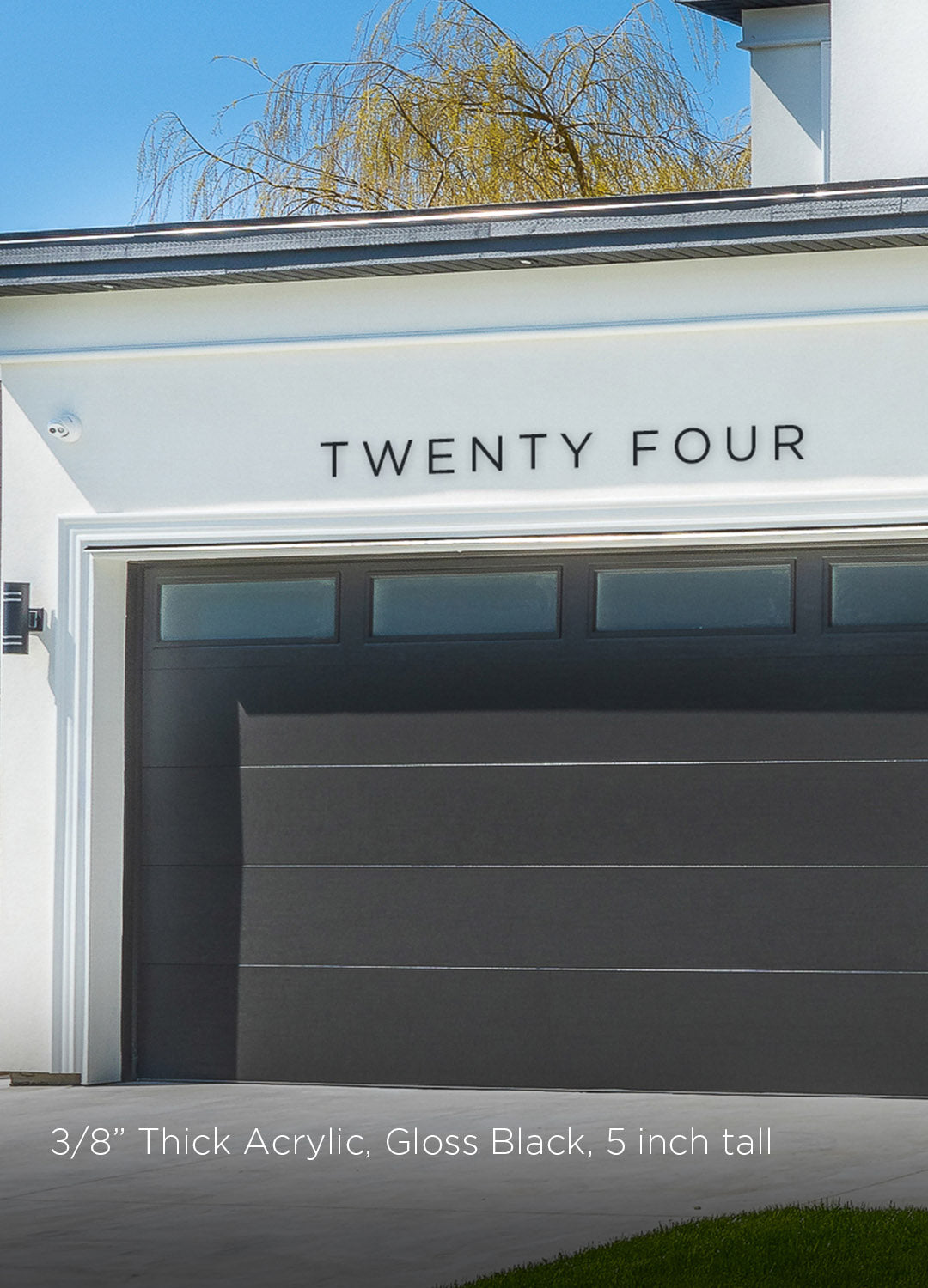 Evo House Numbers and Letters