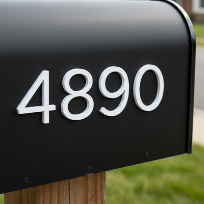 Evo Dimensional Self Adhesive Mailbox Numbers