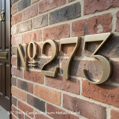 Flora House Numbers and Letters