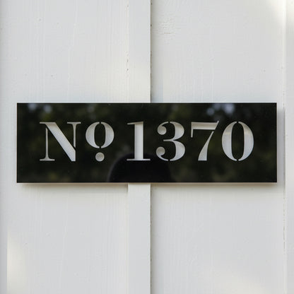 Haven House Number Sign