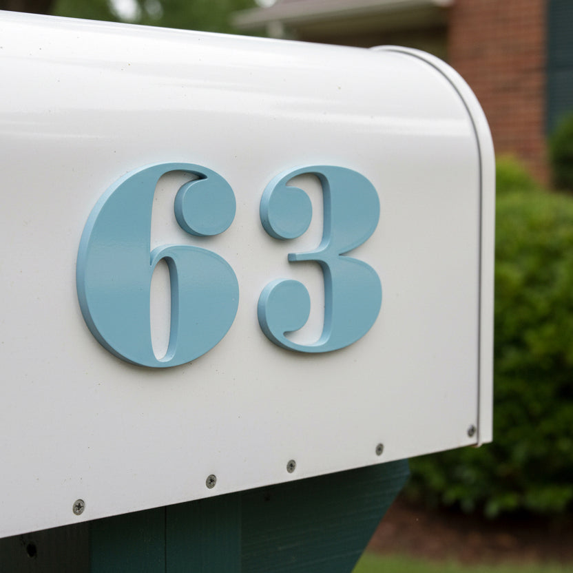 Haven Dimensional Self Adhesive Mailbox Numbers