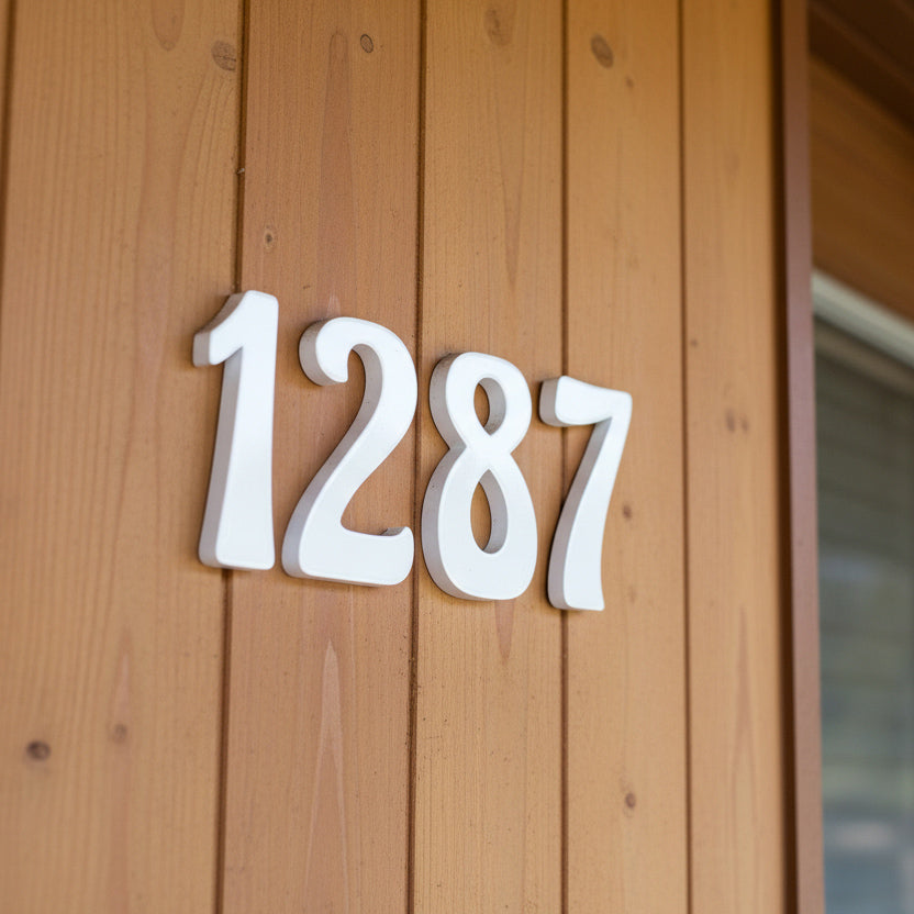 Hippy House Numbers and Letters