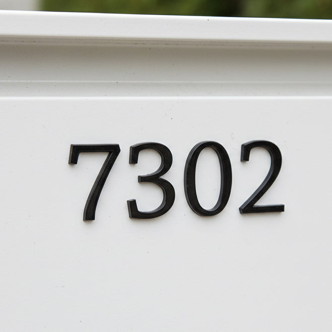 Langston Dimensional Self Adhesive Mailbox Numbers