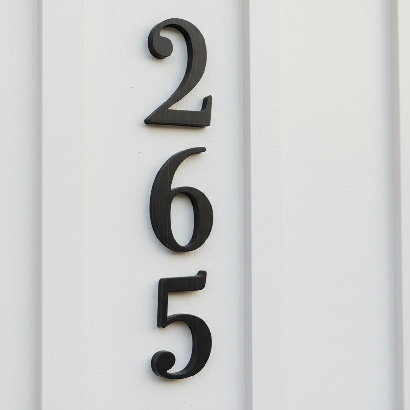 Linden House Numbers and Letters
