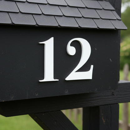 Linden Dimensional Self Adhesive Mailbox Numbers