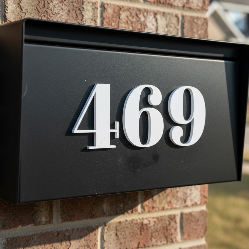 Liora Dimensional Self Adhesive Mailbox Numbers