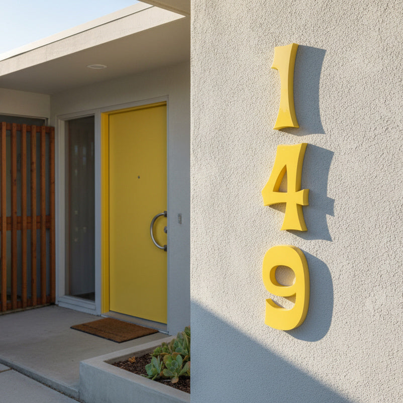 Lounge House Numbers and Letters