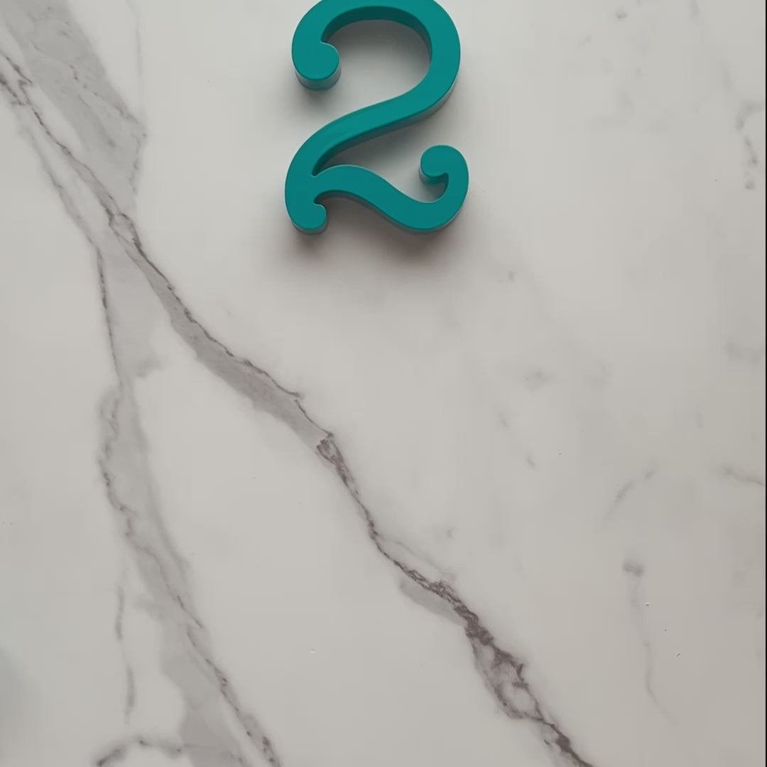 Typewriter House Numbers and Letters