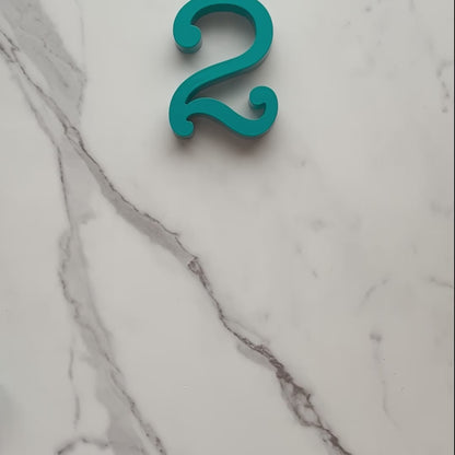 Typewriter House Numbers and Letters