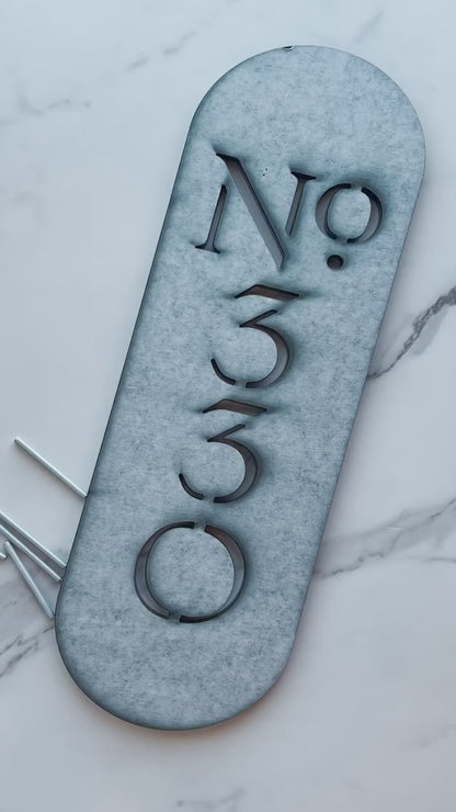 Franson House Number Sign