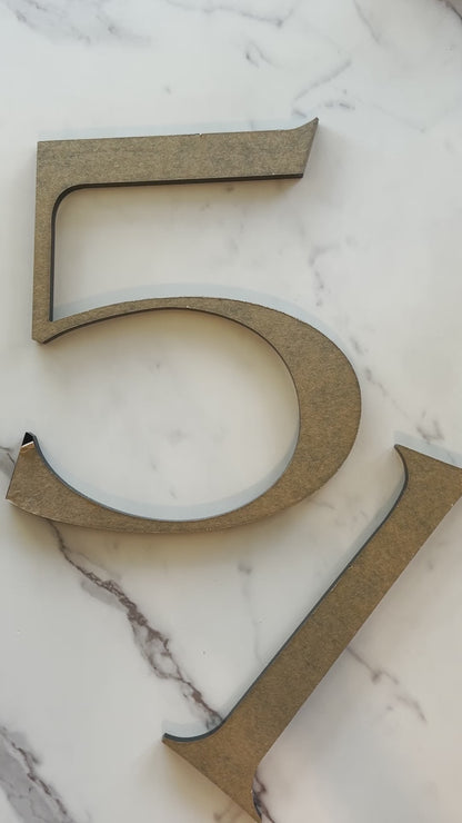 Washington House Numbers and Letters