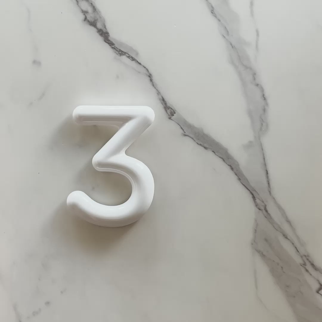 Bubble Fyn House Numbers and Letters