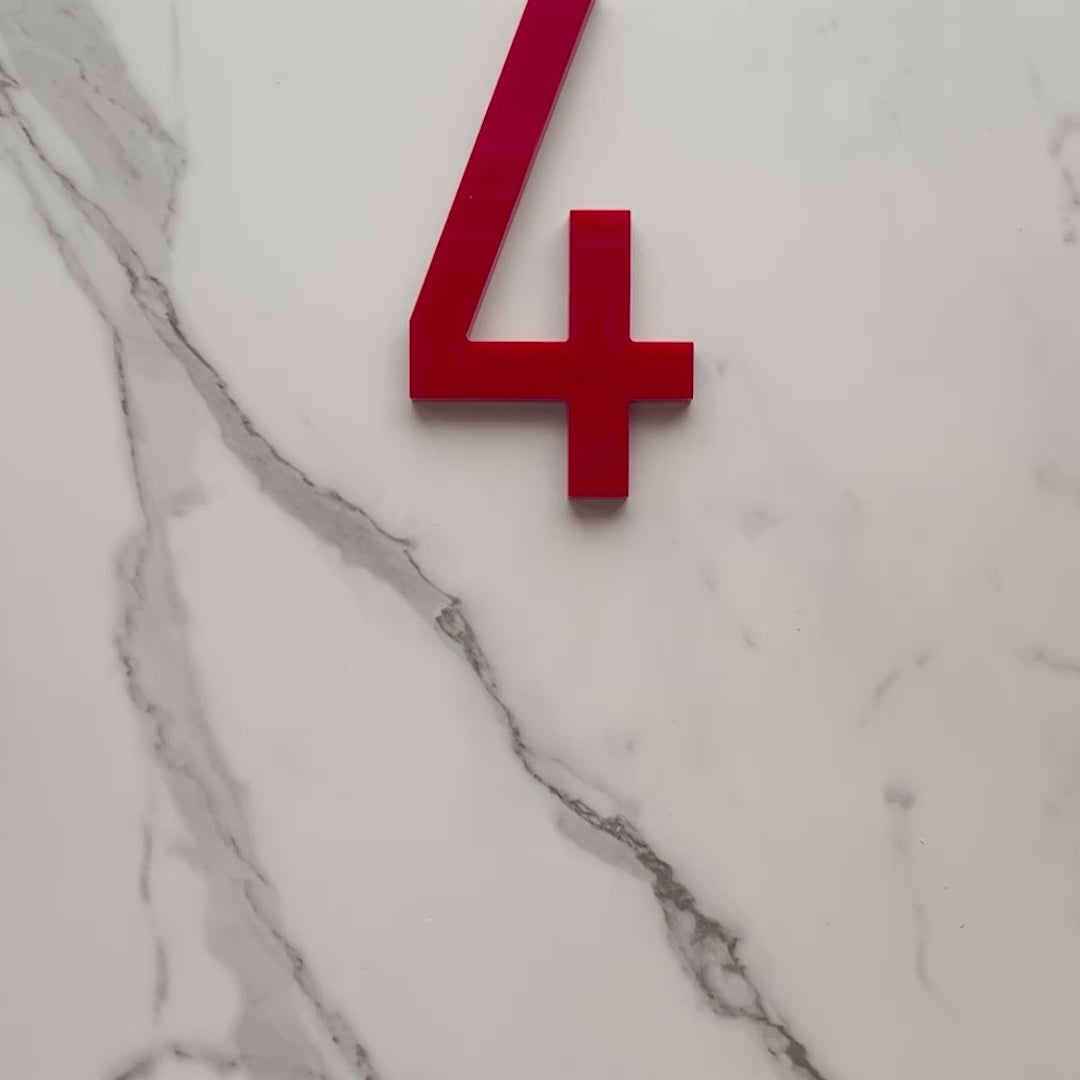 Tren House Numbers and Letters