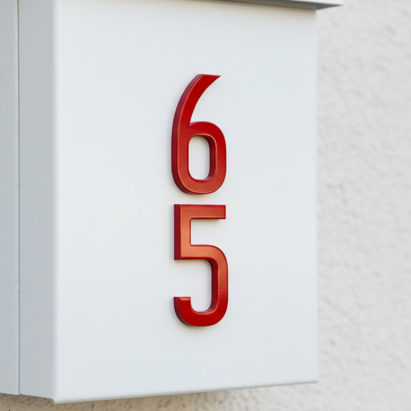 Tren Dimensional Self Adhesive Mailbox Numbers