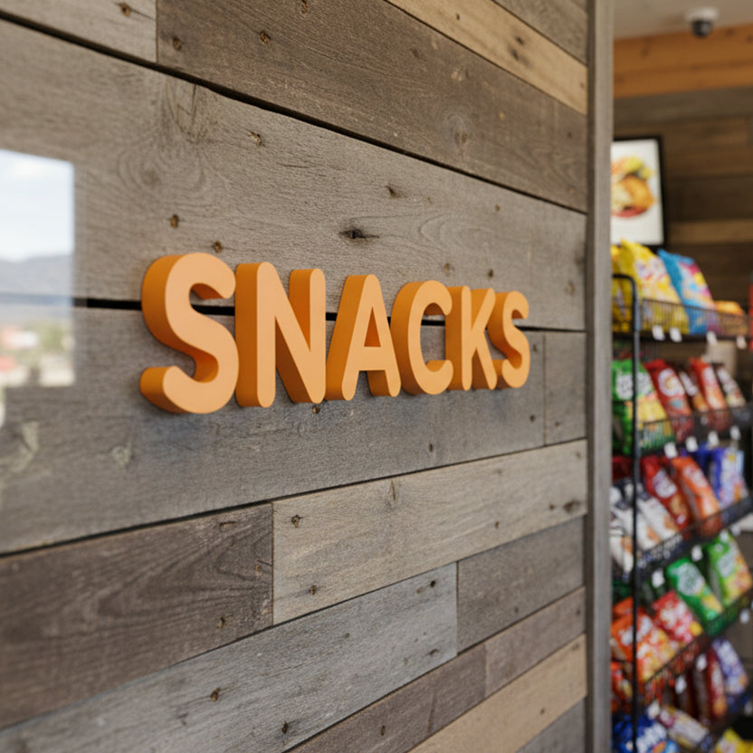 Fyn Bold Personalized Commercial Signage – Dropcap Studio