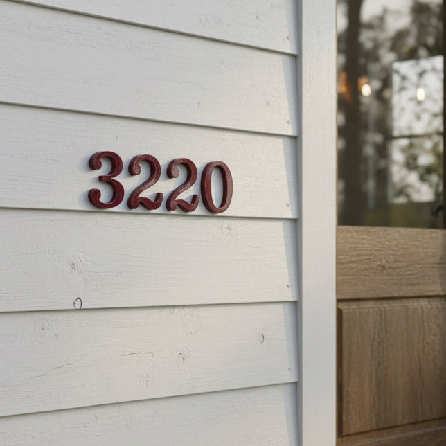 Somers House Numbers and Letters