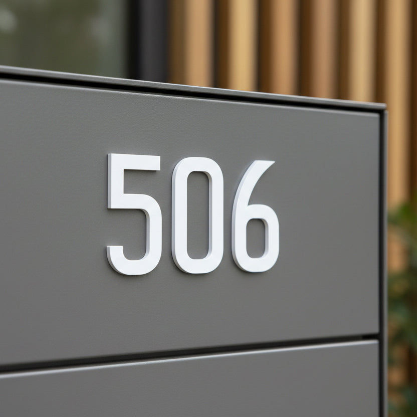 Tren Dimensional Self Adhesive Mailbox Numbers