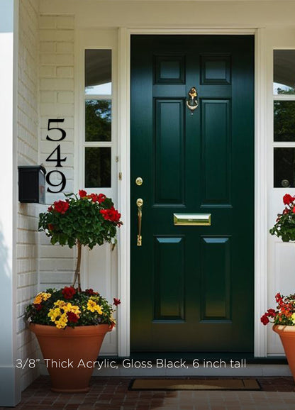 Washington House Numbers and Letters