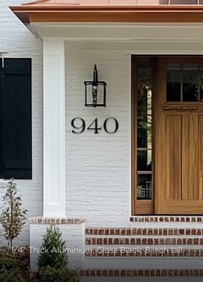 Washington House Numbers and Letters