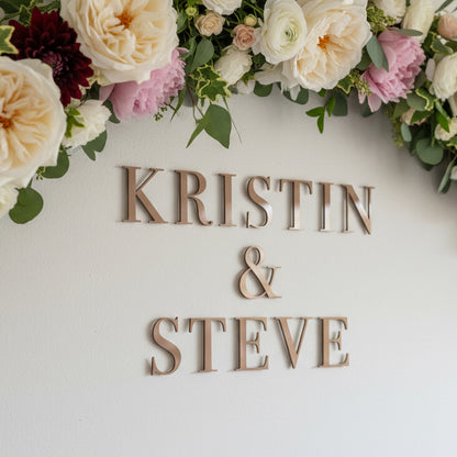 Linden Personalized Letters Wall Decor