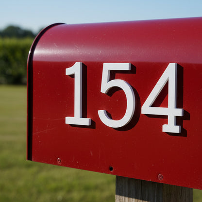 Ferris Dimensional Self Adhesive Mailbox Numbers