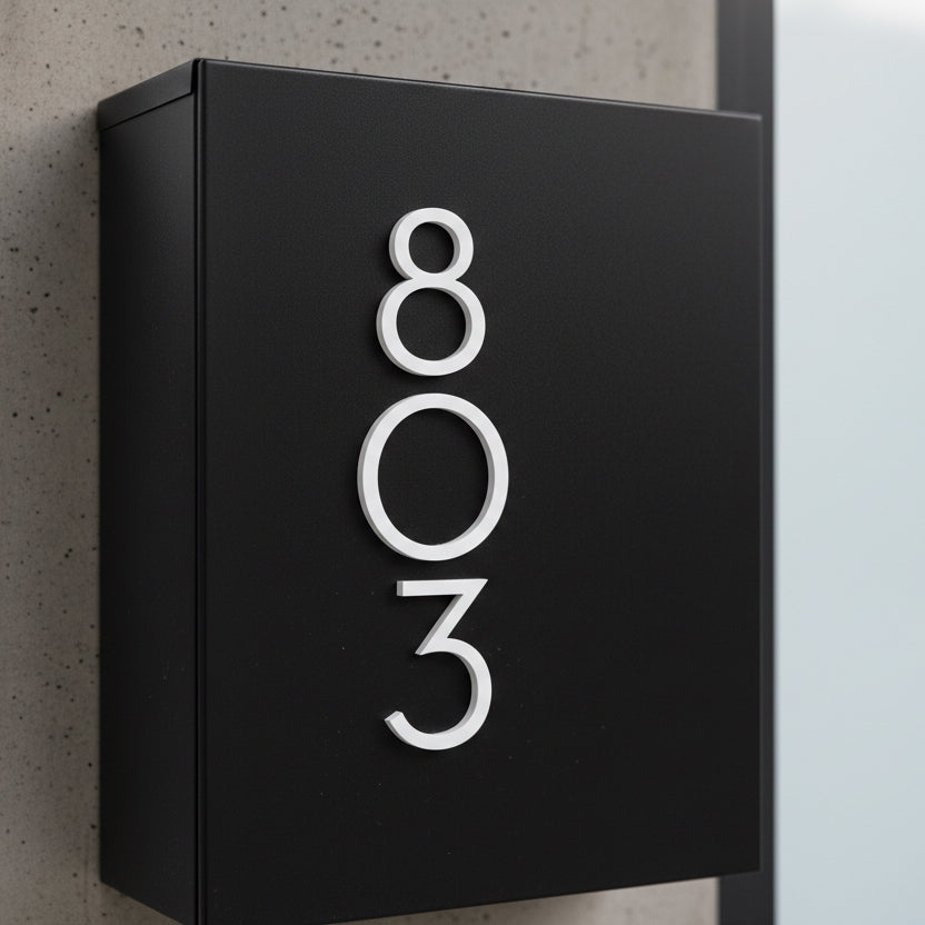 Hadley Dimensional Self Adhesive Mailbox Numbers